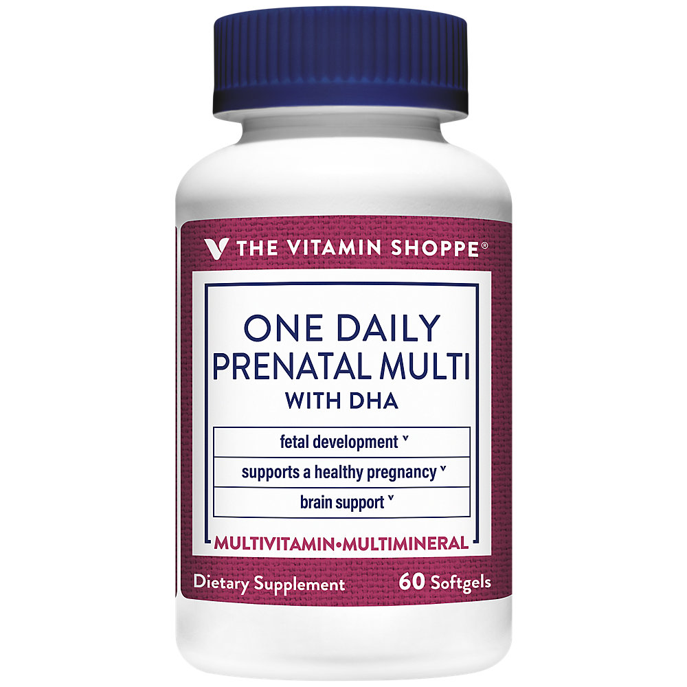 One Daily Prenatal Multivitamin with DHA Supports a Healthy Pregnancy