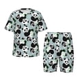 thumbnail image 1 of Balery Panda And Eucalyptus Conjunto de Pijama Infantil de Manga Corta con Estampado – Ropa de Dormir de Algodón Suave-X-Large, 1 of 6
