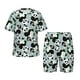 thumbnail image 1 of Balery Panda And Eucalyptus Conjunto de Pijama Infantil de Manga Corta con Estampado – Ropa de Dormir de Algodón Suave-Large, 1 of 6