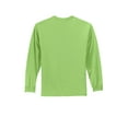 thumbnail image 6 of Port & Company Tall Long Sleeve Essential Tee-4XLT (Lime), 6 of 6