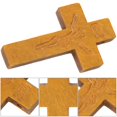 thumbnail image 4 of Madera con forma de crucifijo artesanía con forma de crucifijo liviana gran mano de obra portátil multifunción para decoración decoración para Girft ANGGREK Otros, 4 of 8