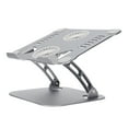 thumbnail image 4 of Adjustable Laptop Stand With Cooling Fans, Sturdy & Stable, Portable & Foldable, Wide Device Compatibility, For 10 To 17.3in Laptops, 4 of 8