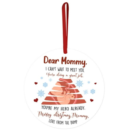 

Christmas Decorations Personalized Dears Daddy Ornament This Christmas I ll Be Snuggled Up In Mommy s Tummy But Nexts Christmas I ll Be Cuddled Up With You Gift For New Dad Home Room Decor