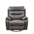 thumbnail image 4 of Motor Rocking and 360 Degree Swivel Single Sofa Seat Recliner Chair Infinite Position for Nursing Old Person, Gray, 4 of 5