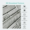 3D Wall Sticker Self-adhesive Faux Stone Wall Panel Peel and Stick Tile ...