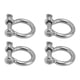 thumbnail image 4 of Grilletes De Anclaje Grillete De Anillo En D Resistente A La Corrosión Durable 4 Piezas Para Equipos De Elevación Para Transporte Terrestre ANGGREK Hardware, 4 of 8