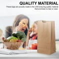 thumbnail image 5 of MT Products Brown Paper Lunch Bags - 8 lb Disposable Paper Bag Fold Top - Pack of 100, 5 of 9