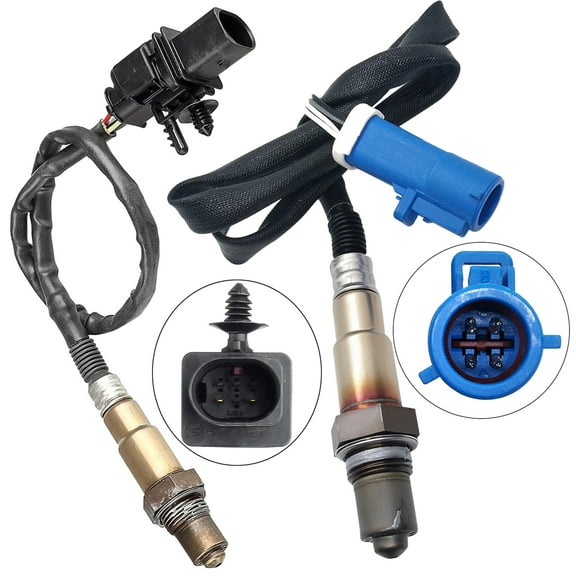 Maxfavor 2Pcs O2 Oxygen Sensor for Ford Transit Connect 2014 2015 1.6L XL XLT Upstream Downstream
