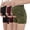 Black/Wine Red/Olive Drab, variant on Yawrut Maternity 3Pack Yoga Shorts High Waist Over Bump, Soft Stretchy Pregnancy Lounge Shorts with Pockets