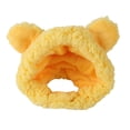 thumbnail image 2 of Disfraz de gato sombrero gorro de fiesta orejeras de protección contra el ruido para animales pequeños Yinane Tocados para gatos amarillo, 2 of 8