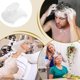 thumbnail image 3 of Cepillo masajeador del cuero cabelludo con cerdas de silicona suave para un lavado suave y alivio del picor en la ducha., 3 of 5