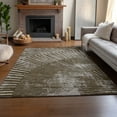 thumbnail image 6 of Addison Rugs Mayfield Washable Transitional Organic Chocolate Rectangle Rug, 3' x 5', 6 of 6