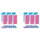 thumbnail image 1 of 1200 Uds, MuñEqueras Impermeables de Neón para Eventos, MuñEqueras de Concierto, MuñEqueras Adhesivas para Fiesta (Azul, Rosa), 1 of 5