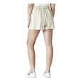 thumbnail image 2 of LUCKY BRAND Womens Beige Pocketed Pull On Tie Belt Rolled Cuffs Striped Shorts XL, 2 of 4