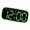 2817 black shell green, variant on NANMELX Alarm Clocks for Bedroom Living Room Digital Clock Digital Alarm Clock with Time Day of Week Date Temperature Desk Clock