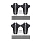 thumbnail image 1 of Eigraketly Guardabarros de plástico para bicicleta de montaña, 2 uds., patrón de fibra de carbono, guardabarros para bicicleta de carretera, Dirtboard, Type1 NO1 Eigraketly  CBP043549, 1 of 6