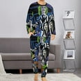 thumbnail image 2 of Beetlejuice Beetlejuice Mens Pajamas Set Soft Pj Sets Comfy Sleepware Pajamas Loungewear Pajama Sleep Set, 2 of 8