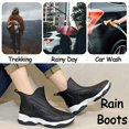 thumbnail image 5 of AUXDIQ Rain Boots Women Short Ankle Waterproof Rain Shoes Outdoor Garden Shoes, 5 of 6