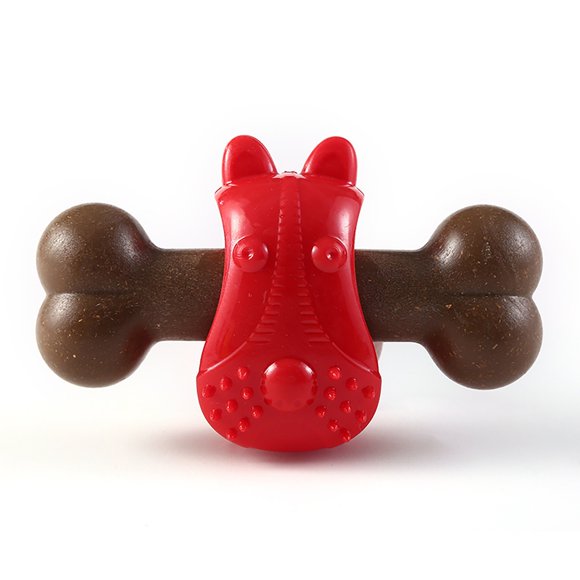TIELUTT Pet Dog Chewing Toys Rubber Bone Dog Toys Chewing Toys for Small and Medium Sized Dogs Interactive Health Rubber Dog Stick Puppy Bones for Teething Dog Small Dogs Pack No Chew Spray Dogs Pug