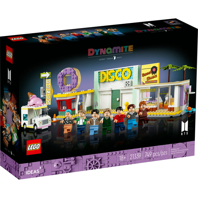 LEGO Ideas BTS Dynamite 21339 Model Kit for Adults, Gift Idea for BTS Fun  with 7 Minifigures of the Famous K-pop Band, Features RM, Jin, SUGA,  j-hope, 
