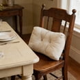 thumbnail image 1 of Cojín ergonómico de soporte lumbar para silla – Almohada de respaldo para sentarse en el escritorio, la oficina o el coche – Soporte de espalda antideslizante con relleno suave para aliviar el dolor, 1 of 6