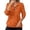 Orange, variant on Women's Quilted Sweatshirts 1/4 Zipper Neck Long Sleeve Textured Solid Casual Loose Fashion Fall Pullover Tops Polo Tunic Cable Knit Sweater