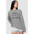 thumbnail image 6 of Childless Cat Lady Fleece Sweatshirt Sweater Top for Women, 6 of 7