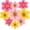 Gold Flower, variant on Paper Flowers Decorations for Wall, Purple and Pink for Wall Paper Flower Fan Classroom Decoration Paper Floral Backdrop Decor Paper Fans Decoration Hanging Paper Flower Wall Decor Set of 9