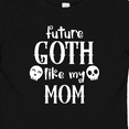 thumbnail image 4 of Inktastic Future Goth Like My Mom with Skulls Boys or Girls Baby T-Shirt, 4 of 5