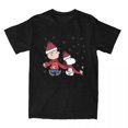 thumbnail image 3 of Camiseta de algodón con dibujos animados de Peanuts, Snoopy, Charlie Brown y Woodstock para hombre y mujer, divertida y linda camiseta de manga corta, recién llegada, 3 of 5
