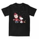 thumbnail image 3 of Camiseta de algodón con dibujos animados de Peanuts, Snoopy, Charlie Brown y Woodstock para hombre y mujer, divertida y linda camiseta de manga corta, recién llegada, 3 of 5