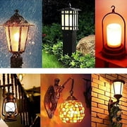 6-Pack LED Flame Effect Fire Light Bulbs E27 Flickering Fire Atmosphere Decorative Lamps