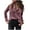 Purple, variant on AOOCHASLIY Tops Clothes Fashion Women's Winter Velvet Long Sleeve Button Pocket Casual Shirt Top