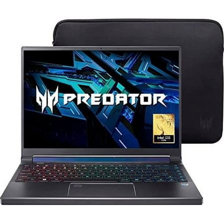 acer Predator Triton 300 SE Gaming Laptop, 14" 165Hz Display, Intel Core i7-12700H, NVIDIA GeForce RTX 3060 GPU, 16GB DDR4, 1TB NVMe SSD, Wi-Fi 6, Gray, Windows 11 Home