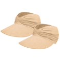 thumbnail image 2 of Certgust Hot Sales Sun Visors for Women Sun Visor Hat for Women Upf 50 Plus Wide Brim Lightweight Foldable Ponytail Cap for Summer Beach Hats for Women, 2 of 8