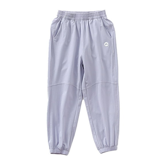 MEZZALL Boys Pants Summer Stretch Woven Trousers For Daily Casual Outdoor Sports Lightweight Comfortable Kids Long Pants For Summer Fall Toddler Streetwear Leisure / 10-11 Years