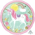thumbnail image 3 of Unicorn Party Supplies "Believe In Unicorns" 9th Birthday Balloon Bouquet Decorations, 3 of 4