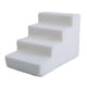 thumbnail image 1 of Escalera de alta densidad para mascotas, escalones equilibrados, antideslizante, rampa para gatos Blanco 4 Pasos, 1 of 9