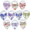 thumbnail image 6 of AOZ GMP Absorbent and Soft Baby Bandana Drool Bibs for Boys, Girls, Unisex Set of 10, 6 of 6