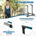thumbnail image 5 of Costway Multi-function Dip-up Station Power Tower Adjustable Height Home Gym Training Silver, 5 of 11