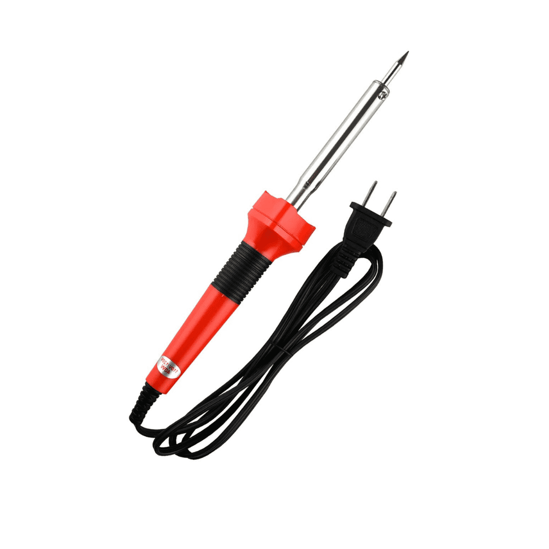 40W Pencil Soldering Iron with LED Illumination -110V Soft-Grip Handle 3 LED Lights Pipemans Installation Solution