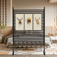 thumbnail image 3 of Metal Brown Privacy Fence Screen,3.6*4.92ft Indoor / Outdoor Patio Privacy Screen Panel Metal Panel Privacidad Exterior, 3 of 13