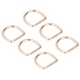 thumbnail image 2 of 20 piezas de metal D anillos de hierro duradero Color sin color de amplia aplicación Exquisito D anillos para mochila de bolso de bricolaje, 2 of 8