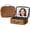Brown, variant on Makeup Case with LED Light Mirror, Professional Portable Travel Cosmetic Organizer Bah with Adjustable Dividers, USB Charging, Large Capacity, Ideal for Travel, Gift for Women Girls, Black