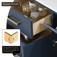 thumbnail image 6 of Altair-15 54" Double Bathroom Vanity in Royal Blue with Grain White, 6 of 13