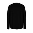 thumbnail image 4 of Horkkom Womens Long Sleeve Tops Casual V Neck Solid Color T Shirts Comfy Loose Layer Shirts, Gifts for Women, 4 of 9