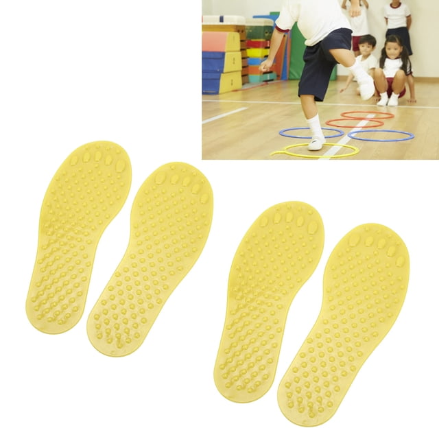 Foot Shaped Floor Markers Premium PVC Non Slip Educational Footprint Markers for Preschool Classroom Kindergarten Safe Indoor Use