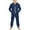 Navy, variant on Krdevn Kids Girls Boys Solid Long Sleeves Zipper Sweatershirt Hooded Romper Jumpsuit with Pocket Outfits for Children,Size:9-10 Years