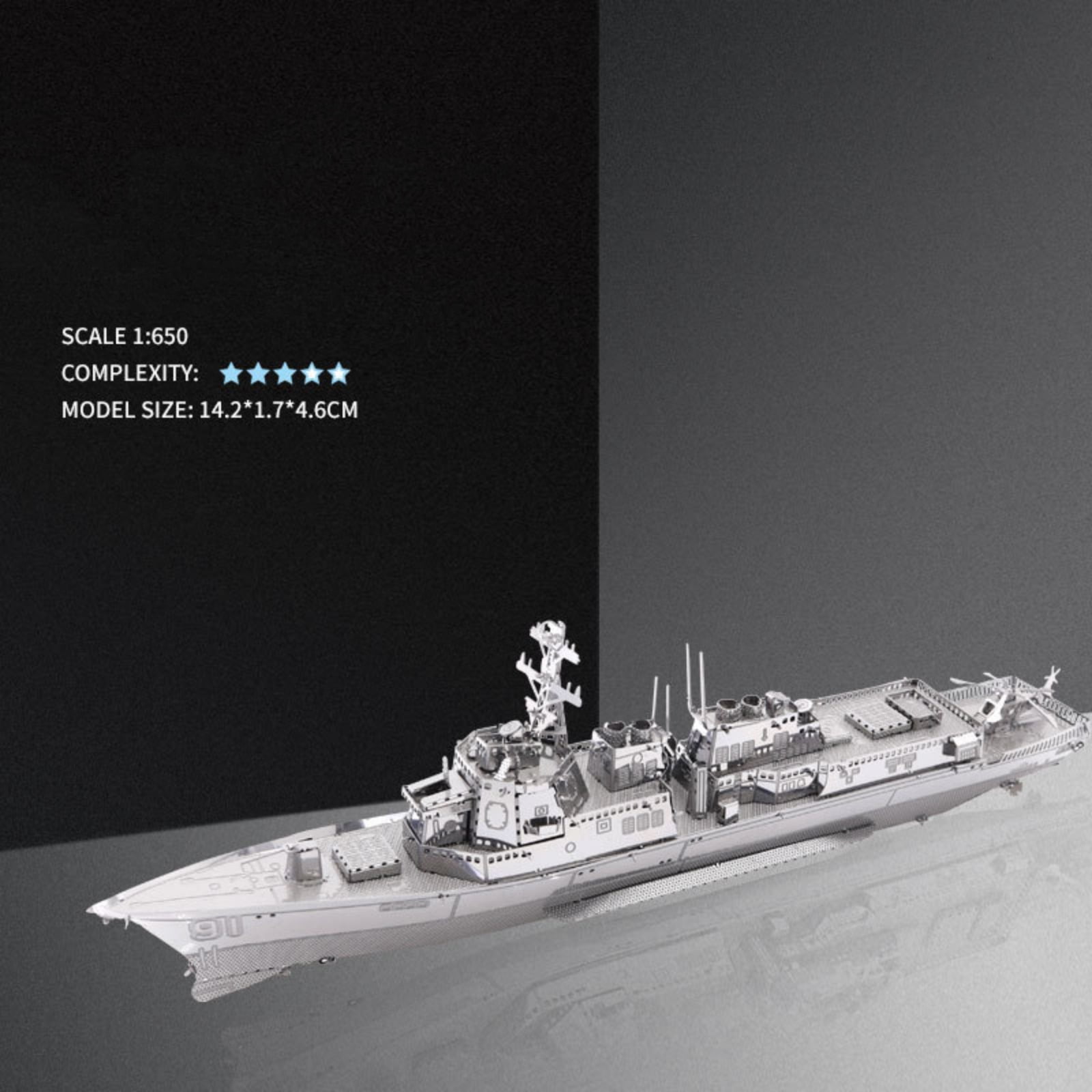 Fun Family Activity Burke Class Destroyer DIY Metal Model Kit for Building & Learning Together TAPDRA Store