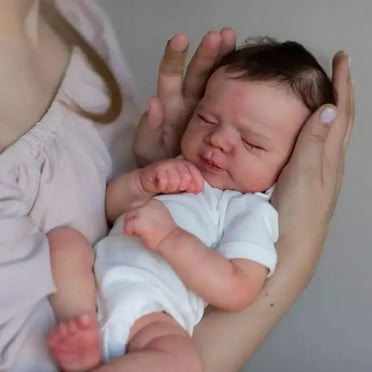 48cm Reborn Doll Baby Doll Full Silicone Vinyl Body with 3D Painted Skin Realistic Touch Girl Doll Toy Christmas Gift
